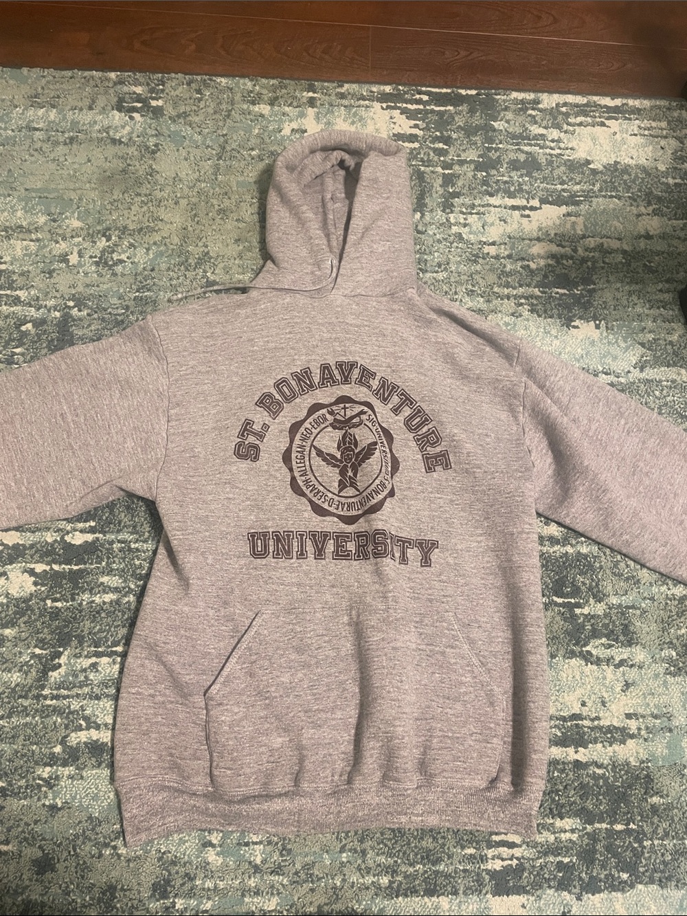 St. Bonaventure University Gray Hooded Sweatshirt